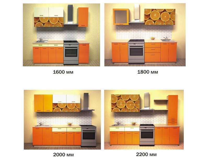 кухонный гарнитур апельсин в Омске