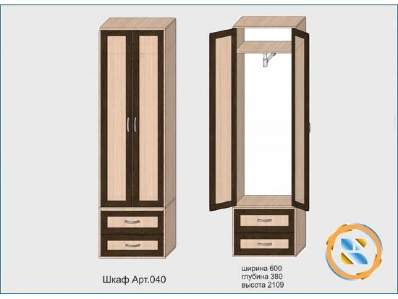 шкаф арт 040 в Омске