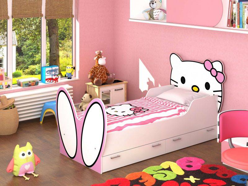 детская кровать hello kitty в Омске