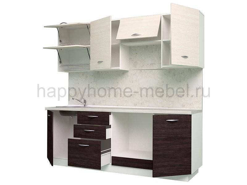 готовая прямая кухня life wood-1 2200 в Омске