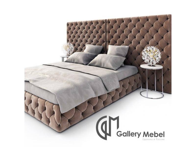 кровать с большим изголовьем letto gm 12 в Омске