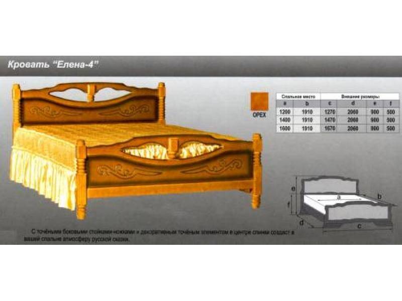 кровать елена 4 в Омске