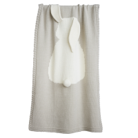 плед розовый зайка малый в Омске