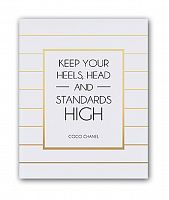 постер keep your heels а3 в Омске