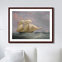картина: the topsail schooner, 1838г. в Омске