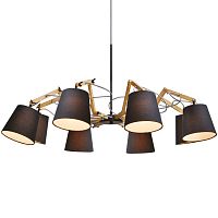 подвесная люстра arte lamp pinoccio a5700lm-8bk в Омске