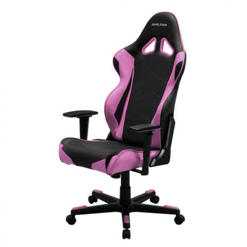 кресло геймерское dxracer racing черно-розовое в Омске