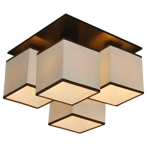 потолочная люстра arte lamp quadro a4402pl-4bk в Омске