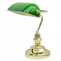 настольная лампа arte lamp banker a2491lt-1go в Омске