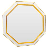 зеркало венецианское восьмиугольное желтое yellow octagon в Омске