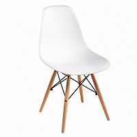 стул деревянный eames pc-015 white в Омске