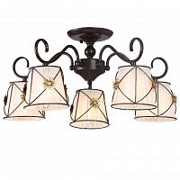 потолочная люстра arte lamp 72 a5495pl-5br в Омске