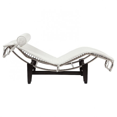 шезлонг chaise longue lc4 белый в Омске