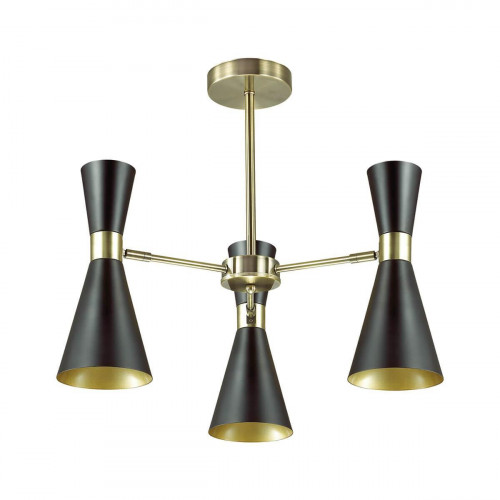 потолочная люстра lumion quinn 3662/3c черная в Омске
