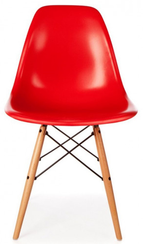 стул классический dsw красный (eames style) в Омске