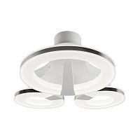 потолочный светодиодный светильник idlamp jenevra 397/3pf-ledwhitechrome в Омске