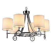 люстра km0843p-6 от delight collection белая/ хром в Омске