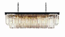 люстра odeon l120 black&glass серая, прозрачная в Омске