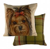 подушка с принтом waggydogs yorkie в Омске