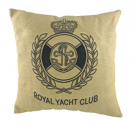 подушка с гербом королевского royal yacht club в Омске