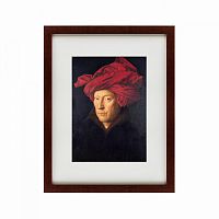 картина: portrait of a man in a chaperon (self-portrait), 1433 в Омске