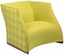 кресло vivienne armchair yellow checkerboard в Омске