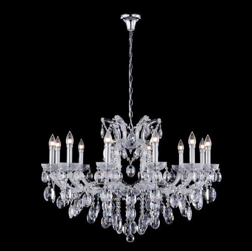 подвесная люстра crystal lux hollywood sp12 chrome в Омске