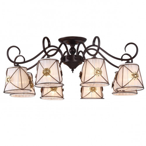потолочная люстра arte lamp 72 a5495pl-8br в Омске