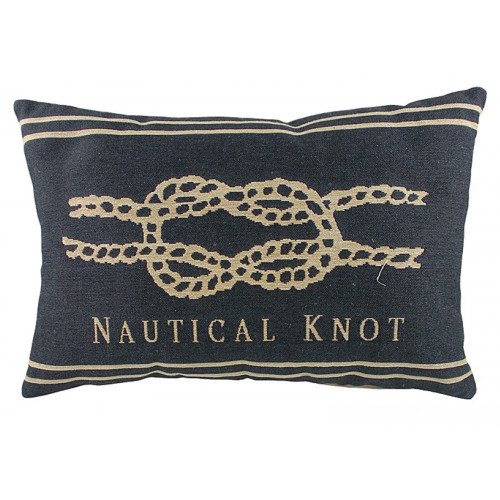 подушка с морским узлом nautical knot denim в Омске