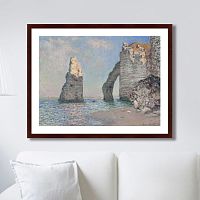 картина: the rock needle and the porte d'aval, 1885г. в Омске