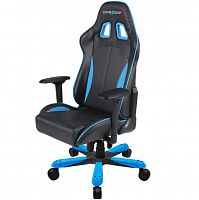 кресло геймерское dxracer king ks57 черно-синее в Омске