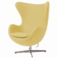 кресло egg chair желтое в Омске