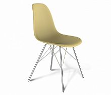 стул dsr бежевый s37 (eames style) в Омске