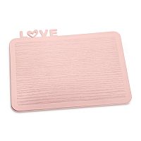 разделочная доска happy board love, розовая в Омске