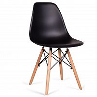 стул деревянный pc-015 черный (eames style) в Омске