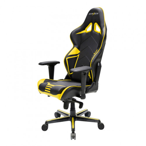 кресло геймерское dxracer racing rv131 черно-желтое в Омске