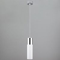 подвесной светильник eurosvet double topper 50135/1 led хром/белый в Омске