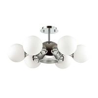 потолочная люстра odeon light miolla 3972/7c белая в Омске