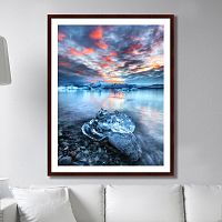 картина iceland coast 100х78,5 см в Омске