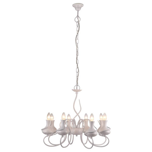 подвесная люстра arte lamp vaso a6819lm-8wh в Омске