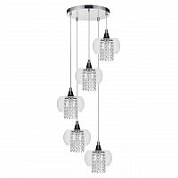 дизайнерская подвесная люстра spot light cordia 1192528 хром в Омске