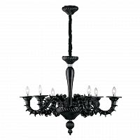 подвесная люстра ideal lux ca rezzonico sp6 nero в Омске