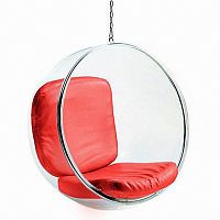 кресло bubble chair красное в Омске