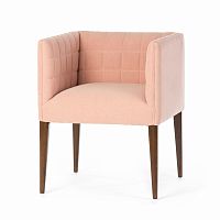 кресло penelope dining chair розовое в Омске