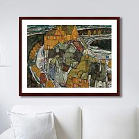 картина: crescent of houses ii (island_town), 1915г. в Омске