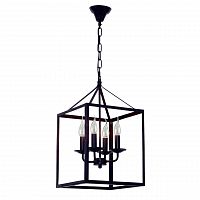 дизайнерская подвесная люстра spot light cage 9810404 черная в Омске