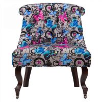 кресло мягкое amelie french country chair бабочки в Омске