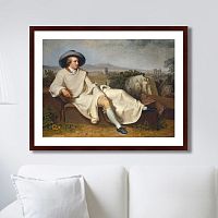 картина: goethe in the roman campagna, 1787г. в Омске