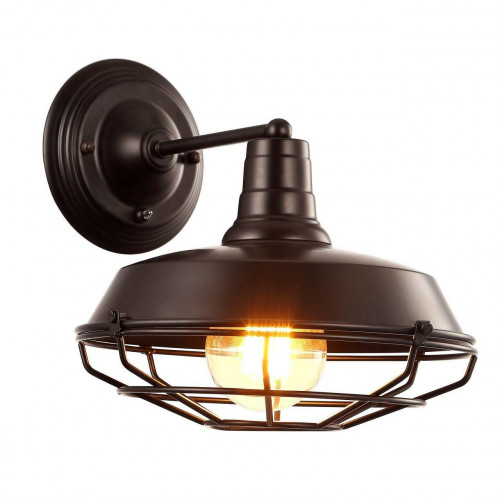 бра arte lamp ferrico a9183ap-1bk в Омске