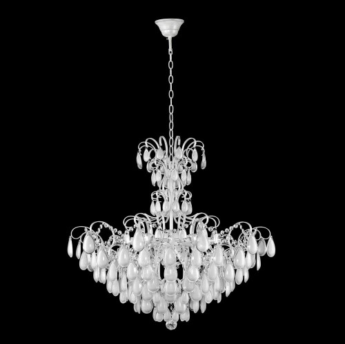 подвесная люстра crystal lux sevilia sp9 silver в Омске